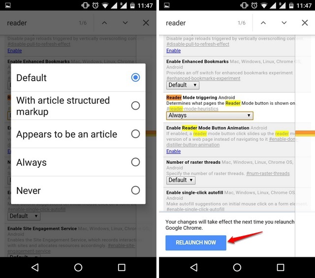 Chrome-Flags-Android-enable-Reader-Mode