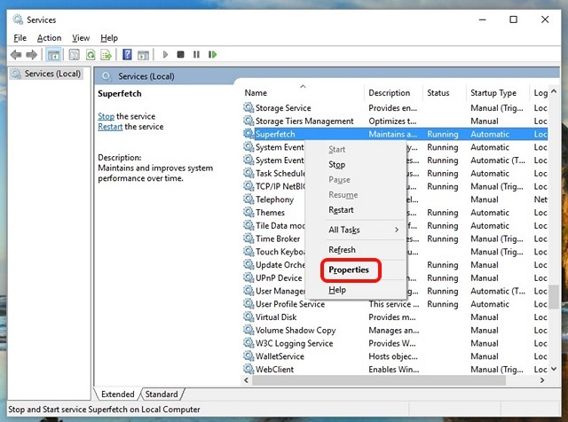 Windows-10-Services