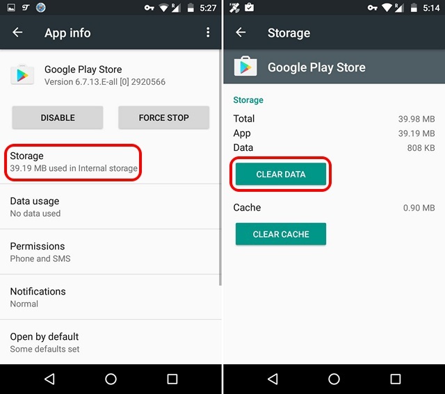 Google-Play-Store-clear-data