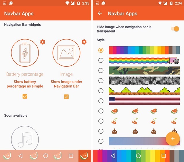 Navbar-Apps-Widgets