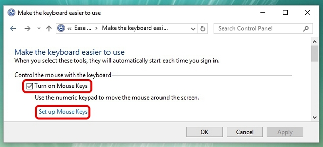 Windows-turn-on-mouse-keys-in-control-panel