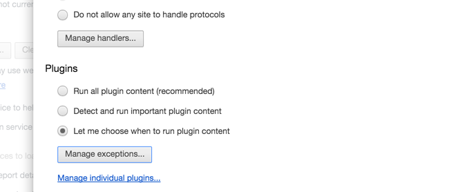 activer Click-to-Play Plugins dans tous les navigateurs Web 2