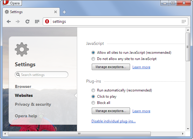 activer Click-to-Play Plugins dans tous les navigateurs Web 9