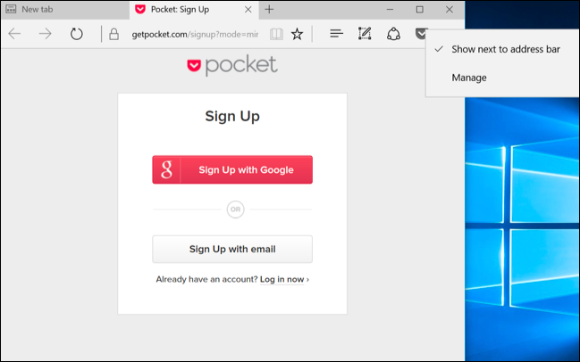 installer les extensions dans Microsoft bord 6