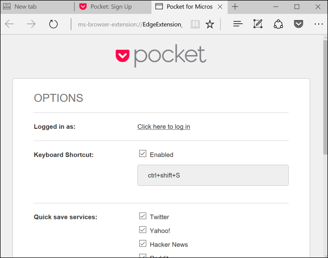installer les extensions dans Microsoft bord 8