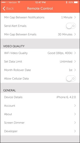 utiliser votre Smartphone comme Home Security Camera 15