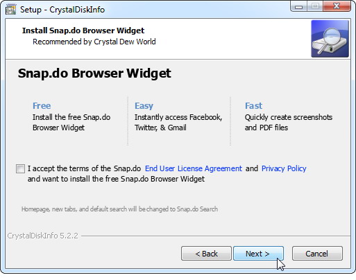 Utilisez CrystalDiskInfo