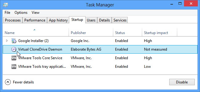 désactiver les programmes de démarrage dans Windows 4