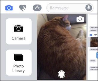 Comment joindre des photos dans iOS