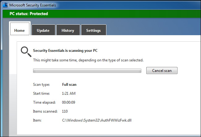 Vérifier Malware