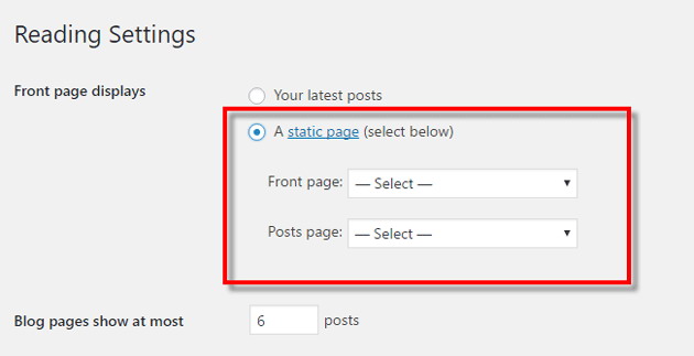 ajouter-statique-page-comme-page-daccueil-de-votre-blog