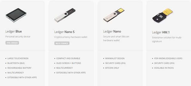 ledger-bitcoin-wallets