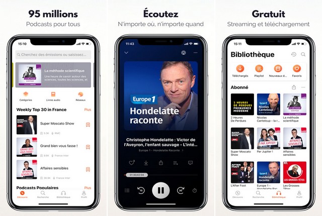Castbox - application de Podcast pour iPhone