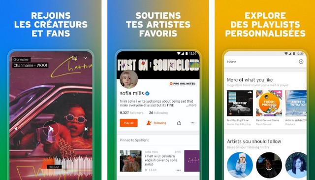 SoundCloud - meilleure alternative à Spotify