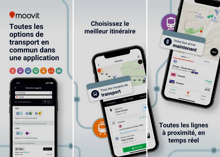 Moovit - Transports en commun
