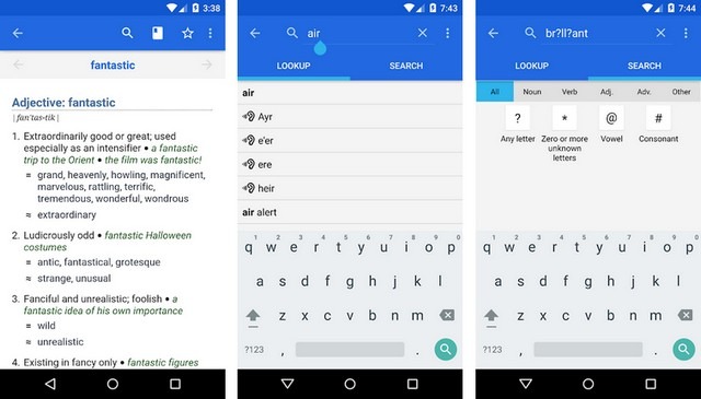 WordWeb - application de dictionnaire