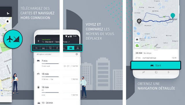 HERE WeGo - meilleure application pour les voitures
