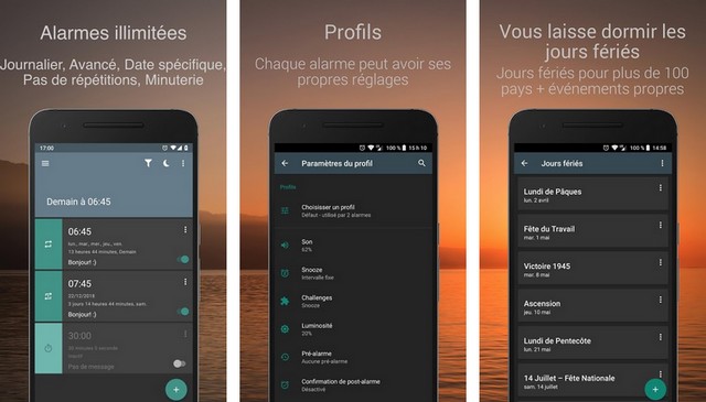 AMdroid Réveil intelligent