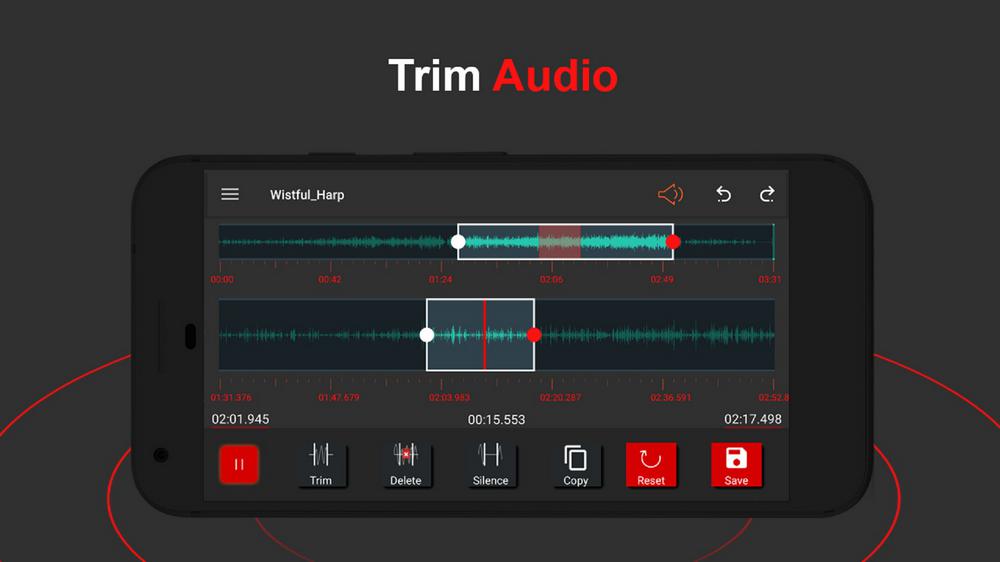 AudioLab - meilleure application d'édition audio