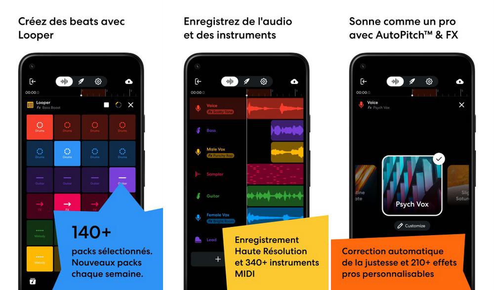 BandLab - meilleure application d'édition audio