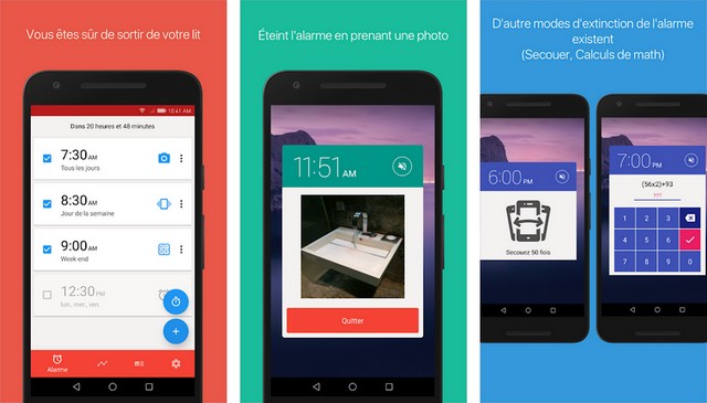 Réveil Alarmy - Application de réveil