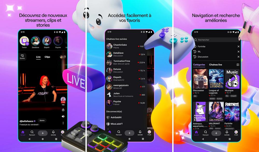 Twitch - meilleure application pour Chromecast