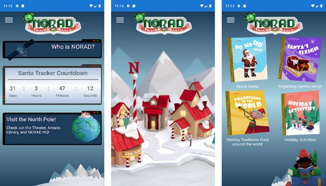 NORAD Tracks Santa - meilleure application de Noël