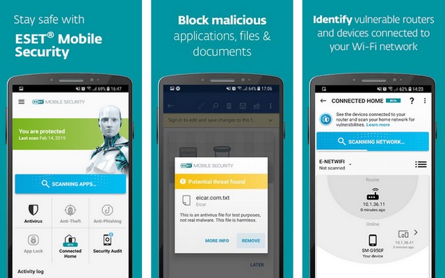 ESET Mobile Security et Antivirus