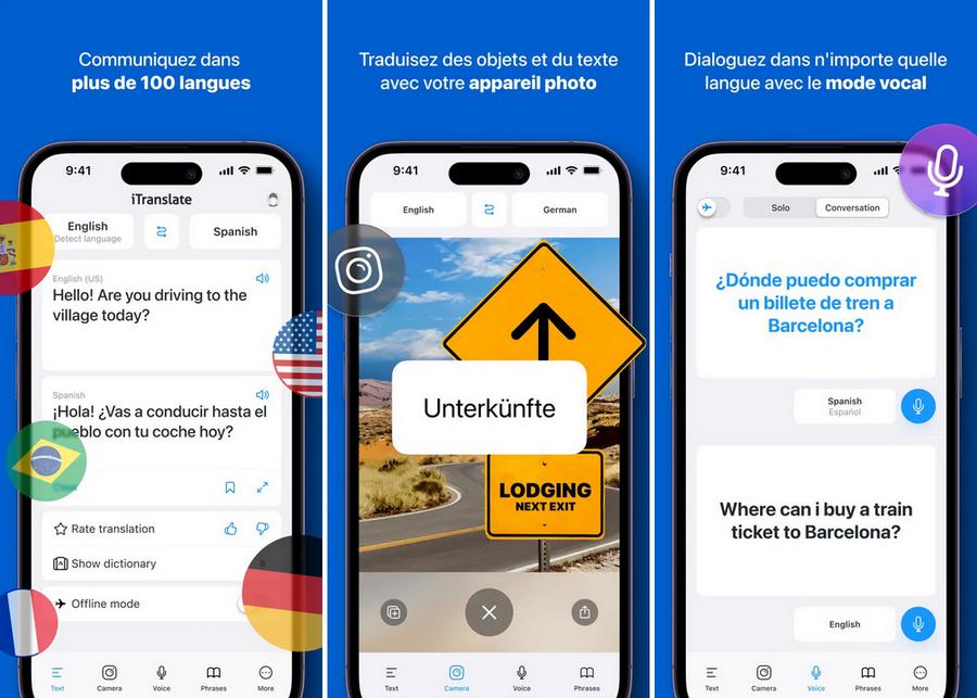 iTranslate - Application de traduction pour iPhone