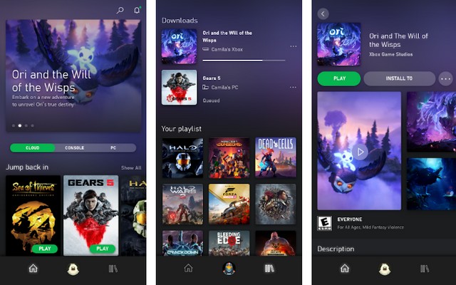 Application Xbox Game Pass