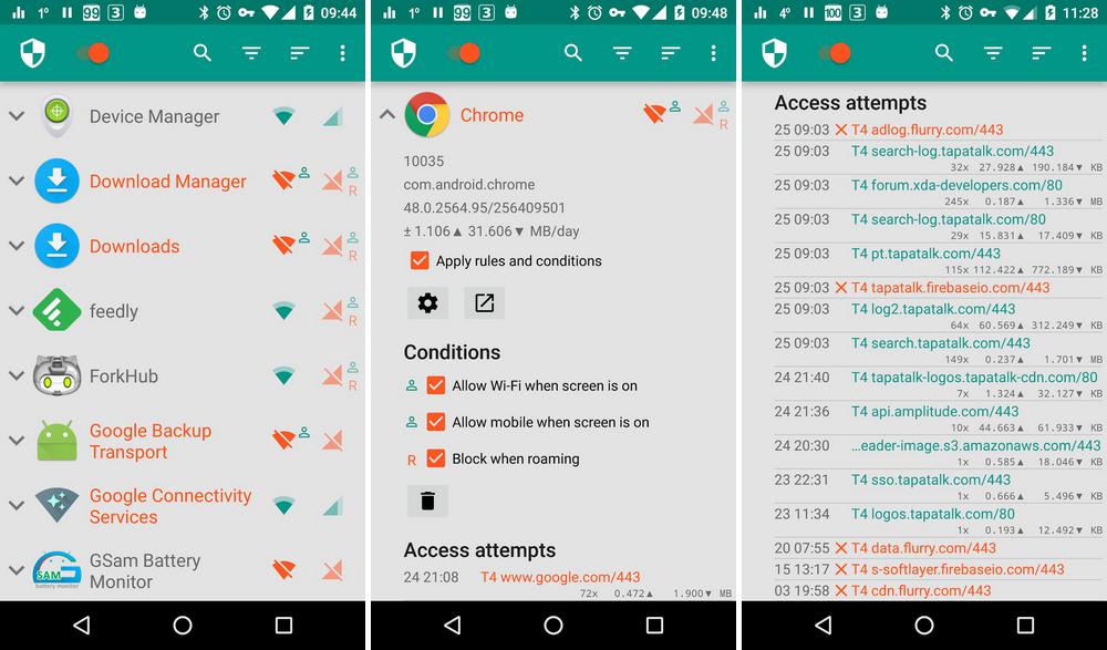 NetGuard - meilleure application de Pare-feu