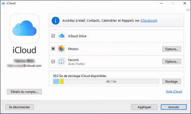 iCloud pour Windows