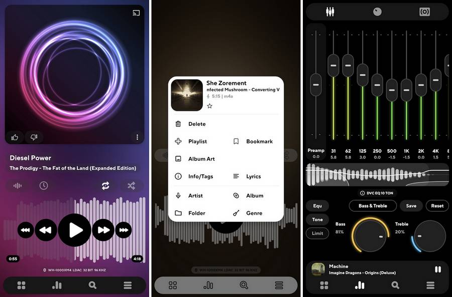 Poweramp - meilleure application de musique hors ligne