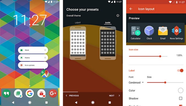 Nova Launcher - meilleures applications gratuites