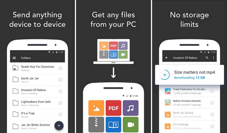 Resilio Sync - application pour sauvegarder vos données