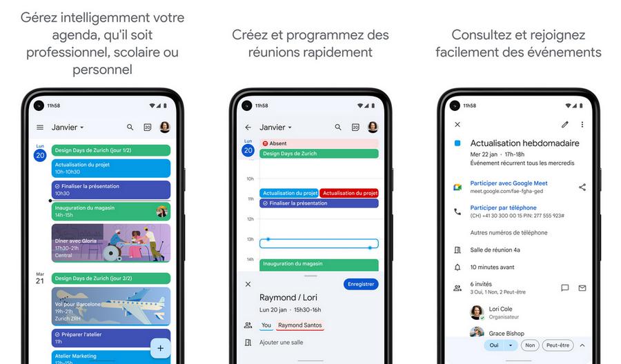 Google Agenda