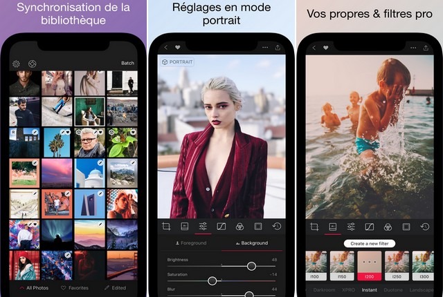 Darkroom - application de retouche photo