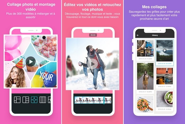 PhotoGrid - application de retouche photo
