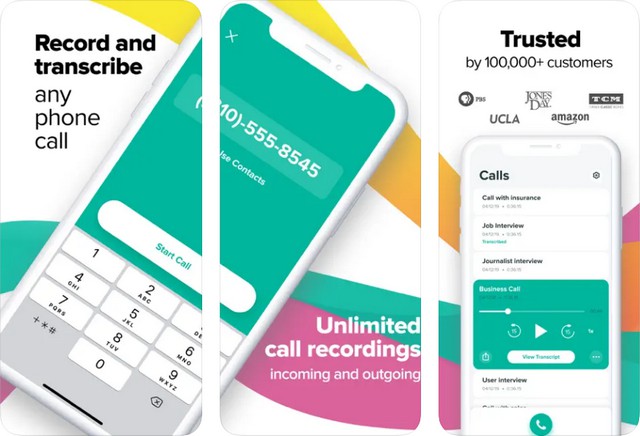 Rev Call Recorder - application d'enregistrement d'appels