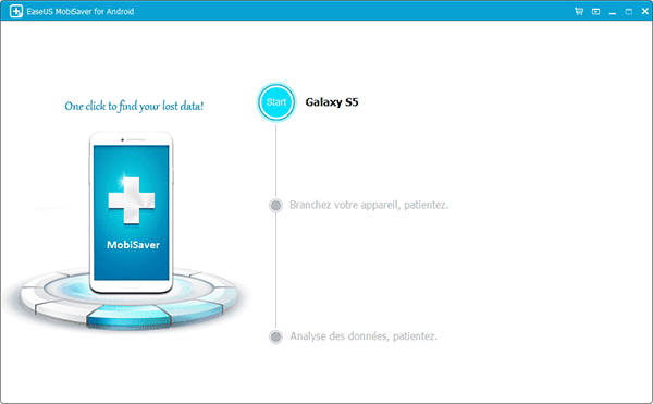 Téléchargez et lancer EaseUS Mobisaver sur votre PC