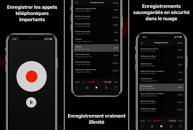 TapeACall Pro - application d'enregistrement d'appels