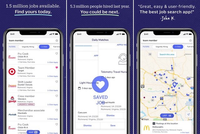 Snagajob - application pour trouver un emploi
