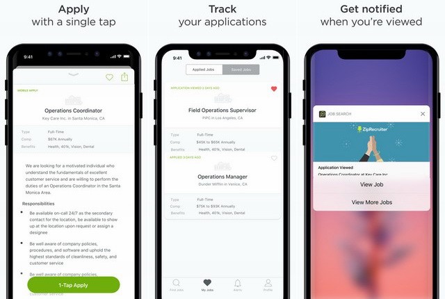 ZipRecruiter - application pour trouver un emploi