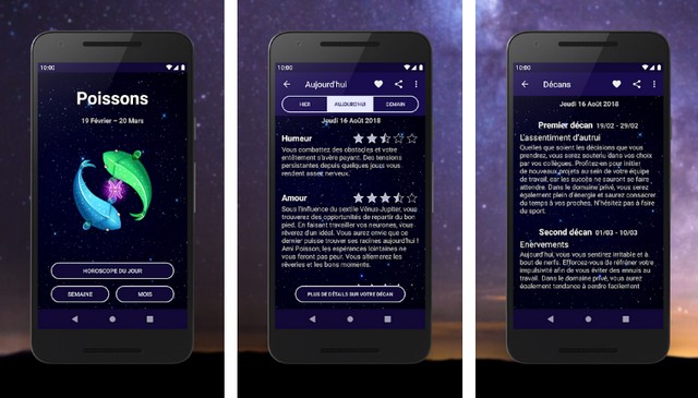 Horoscope Poissons - application d'astrologie et d'horoscope