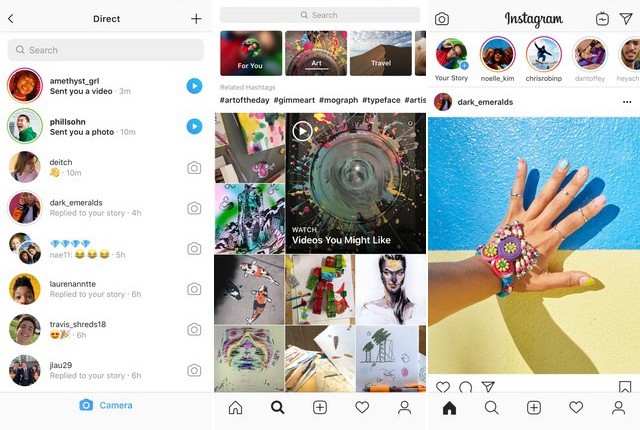 Instagram - application de réseaux sociaux pour iPhone