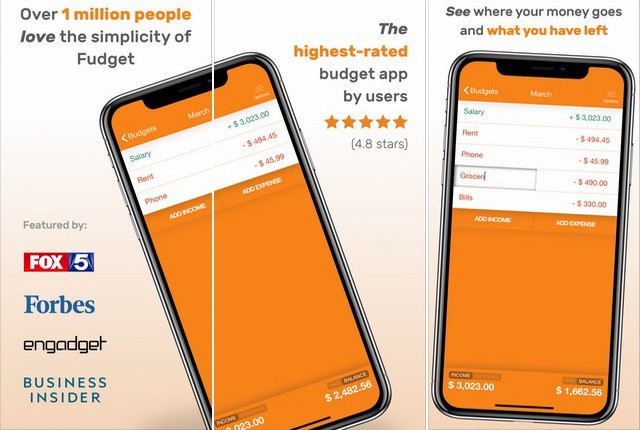 Fudget - meilleure application de gestion de budget