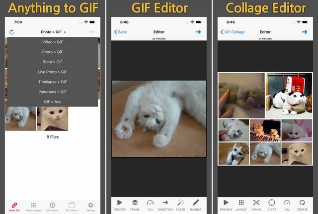 GIF Toaster - application pour créer des GIF sur iPhone