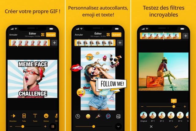 ImgPlay - application pour créer des GIF sur iPhone