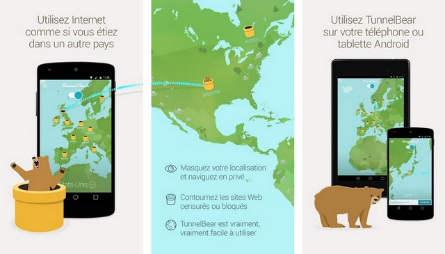 TunnelBear - le meilleure alternative à Turbo VPN