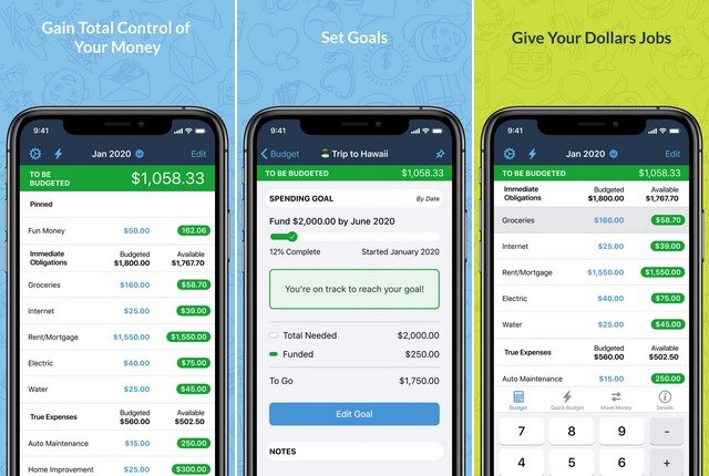 YNAB - meilleure application de gestion de budget